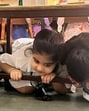 At Delhi Public School, RK Puram, Sirens were simulated to sensitise students about what to do next. (HT Photo/Varun Bhandari) At Delhi Public School, RK Puram, Sirens were simulated to sensitise students about what to do next. (HT Photo/Varun Bhandari)