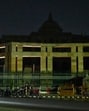 Lok Bhawan during the blackout in Lucknow on Wednesday night. (Deepak Gupta/HT)