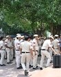 Police and security personnel preparing at Palika Bazaar in CP ahead of the drill. (Sonu Mehta/HT Photo) Police and security personnel preparing at Palika Bazaar in CP ahead of the drill. (Sonu Mehta/HT Photo)