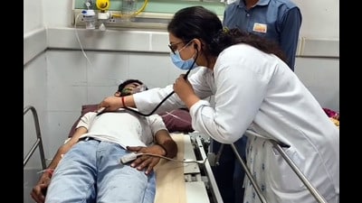 Among the three deceased workers were Astar Ali, Sukhpal Singh and Rajwinder Singh, while another worker, Krishan Kumar, suffered injuries. (HT) Among the three deceased workers were Astar Ali, Sukhpal Singh and Rajwinder Singh, while another worker, Krishan Kumar, suffered injuries. (HT)