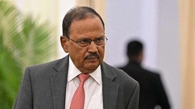 India's NSA Ajit Doval briefed his counterparts in the US, UK, Saudi Arabia and Japan about India's missile strikes against terror infrastructure in Pakistan and Pakistan-occupied Jammu and Kashmir. (AFP file) India's NSA Ajit Doval briefed his counterparts in the US, UK, Saudi Arabia and Japan about India's missile strikes against terror infrastructure in Pakistan and Pakistan-occupied Jammu and Kashmir. (AFP file)