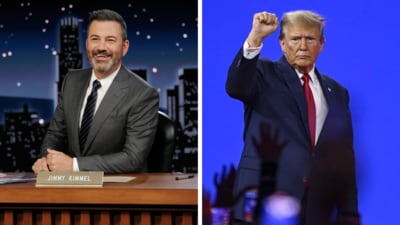 Jimmy Kimmel mocked Donald Trump's proposed tarrif on films. Jimmy Kimmel mocked Donald Trump's proposed tarrif on films.