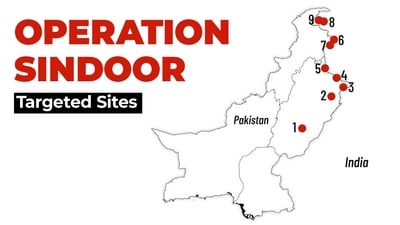 The missile strikes, at 9 locations in Pakistan and PoK, were carried out under 'Operation Sindoor' two weeks after the massacre of 26 civilians in Jammu and Kashmir's Pahalgam. 