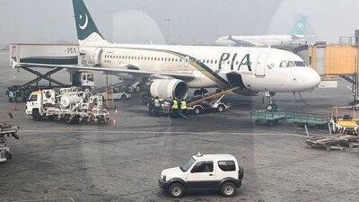 Soon after India’s strikes, air traffic was stopped over Islamabad and Lahore. Flights were sent to Karachi. (REUTERS)
