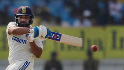 India's Rohit Sharma during a Test match against England (PTI)