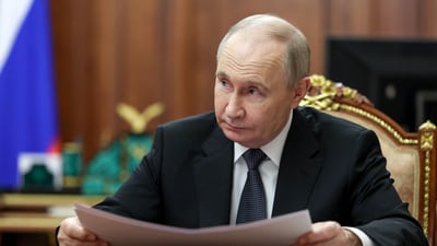 Russian President Vladimir Putin attends a meeting. (REUTERS file)