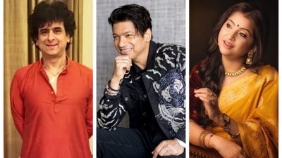 Dr Palash Sen, Shaan and Kaushiki Chakraborty (Photos: Instagram) Dr Palash Sen, Shaan and Kaushiki Chakraborty (Photos: Instagram)
