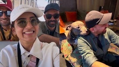 Samantha Ruth Prabhu's pictures with Raj Nidimoru makes fans believe they're dating. Samantha Ruth Prabhu's pictures with Raj Nidimoru makes fans believe they're dating.