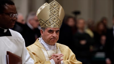 Becciu was forced by Francis to resign as the head of the Vatican's saint-making office, the Dicastery for the Causes of Saints, and renounce his rights of the cardinalate on September 24, 2020. (AP file)