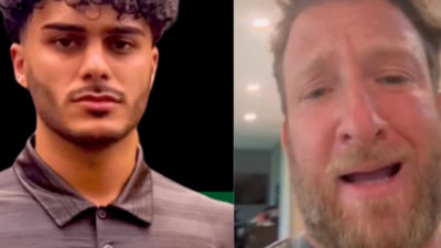 Barstool Sports owner Dave Portnoy and Temple student Mohammed Adnan Khan of antisemitism. (GiveSendGo and Instagram/ Dave Portnoy)