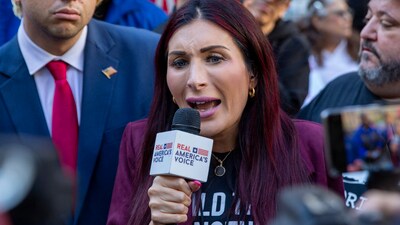 Laura Loomer, an ally of Donald Trump, declared: "India is going to win." (AP) Laura Loomer, an ally of Donald Trump, declared: "India is going to win." (AP)