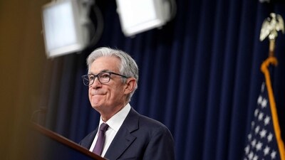 Federal Reserve Chair Jerome Powell spoke to members of the media after the Federal Reserve released a statement holding interest rates steady at 4.25%-4.5%. (AFP) Federal Reserve Chair Jerome Powell spoke to members of the media after the Federal Reserve released a statement holding interest rates steady at 4.25%-4.5%. (AFP)