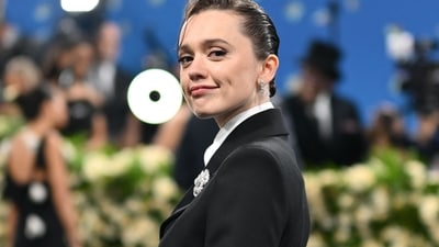 File photo of English actor Aimee Lou Wood at the Met Gala in New York. (AFP/Angela Weiss) File photo of English actor Aimee Lou Wood at the Met Gala in New York. (AFP/Angela Weiss)