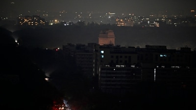 While Delhi's NDMC area was subject to the blackout, notably, the Rashtrapati Bhavan, Prime Minister Narendra Modi's residence, and ICU's in hospitals were exempt. (Raj K Raj Hindustan Times) While Delhi's NDMC area was subject to the blackout, notably, the Rashtrapati Bhavan, Prime Minister Narendra Modi's residence, and ICU's in hospitals were exempt. (Raj K Raj Hindustan Times)