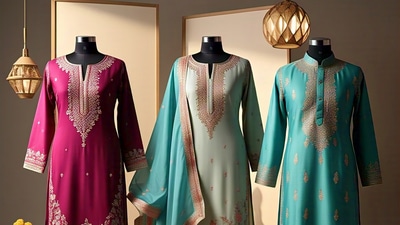Kurta pant set with dupatta: Step into style with every stride; Top 8 picks (AI Generated) Kurta pant set with dupatta: Step into style with every stride; Top 8 picks (AI Generated)