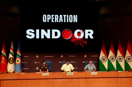 The two women officers said five terror camps targeted with precision weapons across the LoC were between nine and 30 km inside PoK, and four targets across the international border were six to 100 km inside Pakistan. (REUTERS) The two women officers said five terror camps targeted with precision weapons across the LoC were between nine and 30 km inside PoK, and four targets across the international border were six to 100 km inside Pakistan. (REUTERS)