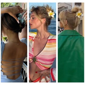 Flower claw clips are loved by Gen Z (Photos: Instagram) Flower claw clips are loved by Gen Z (Photos: Instagram)