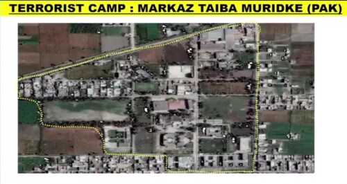 The camp has been linked to terrorist organisation Lashkar-e-Taiba (PIB/X) The camp has been linked to terrorist organisation Lashkar-e-Taiba (PIB/X)