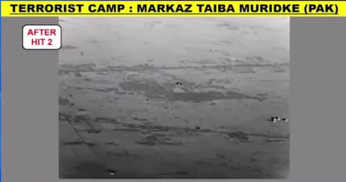The camp has been linked to terrorist organisation Lashkar-e-Taiba (PIB/X) The camp has been linked to terrorist organisation Lashkar-e-Taiba (PIB/X)