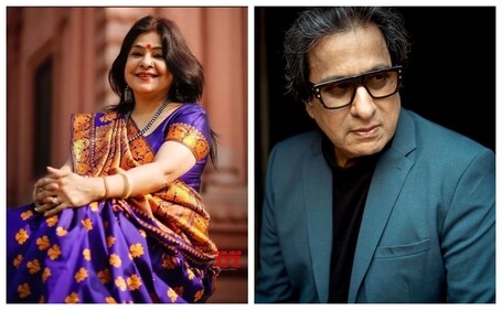 Malini Awasthi and Talat Aziz