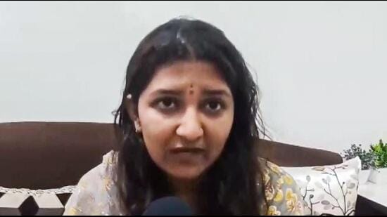 Asavari Jagdale, daughter of Santosh Jagdale, who was killed in the Pahalgam terror attack, speaks to the media on the success of Operation Sindoor in Pune on Wednesday. Family members of victims killed in the attack have welcomed India’s recent cross-border strikes in Pakistan, calling it a strong and timely response. (ANI)