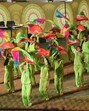 Artists performing during 'Khelo India Youth Games 2025 Bihar' at Pataliputra Sports Complex in Patna. (Santosh Kumar/HT)