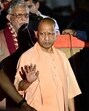 Chief minister Yogi Adityanath during the mock drill at the Reserve Police Lines in Lucknow on Wednesday. (Deepak Gupta/HT Photo) Chief minister Yogi Adityanath during the mock drill at the Reserve Police Lines in Lucknow on Wednesday. (Deepak Gupta/HT Photo)