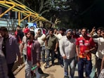 People return as IPL match between Delhi Capitals and Punjab Kings at Dharamshala Cricket Stadium called off after Pakistan launched missiles and drones into India. People return as IPL match between Delhi Capitals and Punjab Kings at Dharamshala Cricket Stadium called off after Pakistan launched missiles and drones into India.