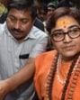Former BJP parliamentarian Sadhvi Pragya Singh Thakur, an accused in the case, leaving the special court in 2018. (PTI/File) Former BJP parliamentarian Sadhvi Pragya Singh Thakur, an accused in the case, leaving the special court in 2018. (PTI/File)
