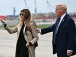 US President Donald Trump and First Lady Melania Trump US President Donald Trump and First Lady Melania Trump