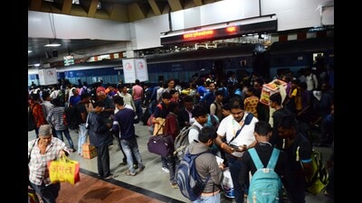 According to officials, increased train traffic across the network has led to congestion on major routes. (REPRESENTATIVE PHOTO)