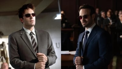 Ben Affleck played Daredevil in the 2023 film, and Charlie Cox played the same role in the web series. Ben Affleck played Daredevil in the 2023 film, and Charlie Cox played the same role in the web series.