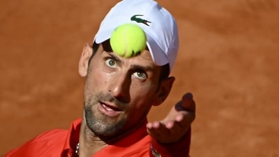 Serbia's Novak Djokovic in action. (AFP) Serbia's Novak Djokovic in action. (AFP)