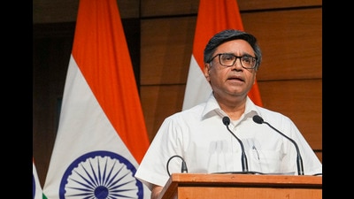 Foreign secretary Vikram Misri responded to questions about disinformation spread by the Pakistani officials by saying that its leadership had been lying since its creation in 1947 (PTI) Foreign secretary Vikram Misri responded to questions about disinformation spread by the Pakistani officials by saying that its leadership had been lying since its creation in 1947 (PTI)