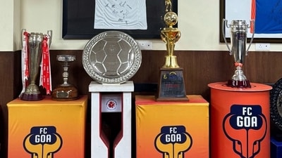 FC Goa's trophy cabinet now has an addition. (FC Goa) FC Goa's trophy cabinet now has an addition. (FC Goa)