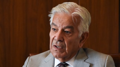 Pakistan’s Defence Minister Khawaja Muhammad Asif trolled for 'social media' reply to IAF question. (REUTERS)