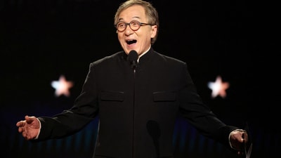 File photo of Jackie Chan at the 30th Annual Critics Choice Awards in February. (REUTERS)