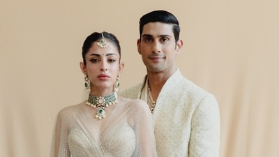 Prateik Babbar tied the knot with Priya Banerjee in an intimate wedding ceremony on February 14. (Instagram) Prateik Babbar tied the knot with Priya Banerjee in an intimate wedding ceremony on February 14. (Instagram)