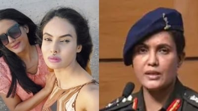 Shyna is the sister of Colonel Sofiya Quraishi. Shyna is the sister of Colonel Sofiya Quraishi.