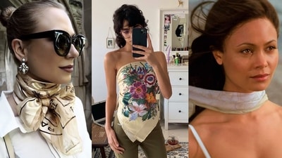 Scarf styling: Your favourite new Summer wardrobe hack (Photos: X) Scarf styling: Your favourite new Summer wardrobe hack (Photos: X)