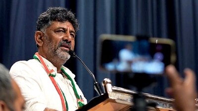 Karnataka deputy CM DK Shivakumar. Karnataka deputy CM DK Shivakumar.
