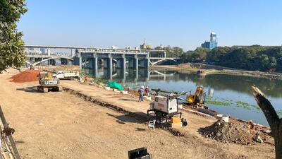 Study by researchers at IISER Pune has raised concerns about flood resilience and climate preparedness of Mula-Mutha riverfront development project undertaken by Pune and Pimpri-Chinchwad civic bodies. (HT FILE) Study by researchers at IISER Pune has raised concerns about flood resilience and climate preparedness of Mula-Mutha riverfront development project undertaken by Pune and Pimpri-Chinchwad civic bodies. (HT FILE)