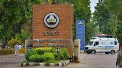 The Blood Transfusion Centre at PGIMER’s Nehru Hospital, Chandigarh, operates from 9 am to 8 pm with 24x7 emergency arrangements in place to facilitate urgent donations. The institute is launching a sustained public awareness campaign which emphasises “Donate today, store hope for tomorrow. Let terror know we are united.” (HT Photo)