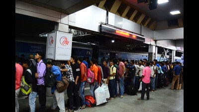 Trains heading north and to destinations at long distances from Pune are generally overcrowded, prompting passengers to book their tickets two to three months in advance. Due to unforeseen circumstances however, many passengers end up cancelling their confirmed tickets at the last minute. (REPRESENTATIVE PHOTO) Trains heading north and to destinations at long distances from Pune are generally overcrowded, prompting passengers to book their tickets two to three months in advance. Due to unforeseen circumstances however, many passengers end up cancelling their confirmed tickets at the last minute. (REPRESENTATIVE PHOTO)