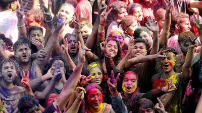 Two Holi parties organised by Panjab University Campus Students Council (PUCSC) president Anurag Dalal had come under the scanner as there were complaints that the DJ systems were playing above permissible limits and there was little check on entry by outsiders. (HT File) Two Holi parties organised by Panjab University Campus Students Council (PUCSC) president Anurag Dalal had come under the scanner as there were complaints that the DJ systems were playing above permissible limits and there was little check on entry by outsiders. (HT File)
