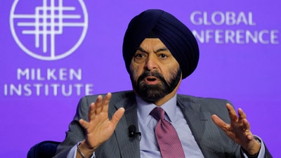 World Bank President Ajay Banga will travel from Delhi to Lucknow in the morning. (REUTERS)