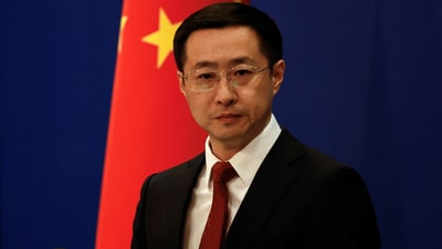 Chinese foreign ministry spokesperson Lin Jian attends a press conference in Beijing. (REUTERS file)