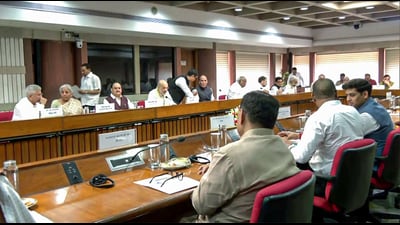 Union Home Minister Amit Shah with Defence Minister Rajnath Singh, Union Minister and BJP National President JP Nadda, Lok Sabha LoP and Congress MP Rahul Gandhi, Party president Mallikarjun Kharge and others during the all-party meeting on Operation Sindoor in New Delhi. (ANI Photo) Union Home Minister Amit Shah with Defence Minister Rajnath Singh, Union Minister and BJP National President JP Nadda, Lok Sabha LoP and Congress MP Rahul Gandhi, Party president Mallikarjun Kharge and others during the all-party meeting on Operation Sindoor in New Delhi. (ANI Photo)