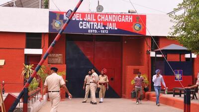 Until further arrangements are made, both will remain lodged in Burail jail, Chandigarh. (HT Photo)