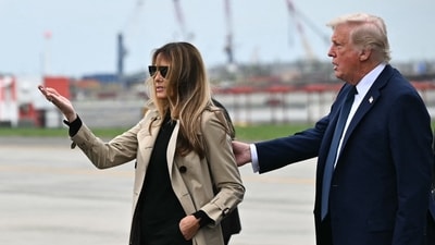 US President Donald Trump and First Lady Melania Trump (AFP) US President Donald Trump and First Lady Melania Trump (AFP)